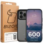 Carcasa Bizon Angelo compatibila cu Honor 600 / 600 Pro, Transparent / Negru 7 - lerato.ro