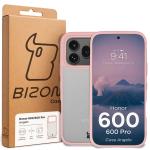 Carcasa Bizon Angelo compatibila cu Honor 600 / 600 Pro, Transparent / Roz 7 - lerato.ro