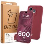 Carcasa Bizon Soft compatibila cu Honor 600 Lite, Dark Purple 8 - lerato.ro