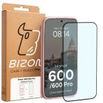 Kit protectie 2 in 1 BizonMobile, Carcasa Bizon MatteO si Folie sticla securizata Bizon Glass Edge, compatibil cu Honor 600 / 600 Pro, Roz 10 - lerato.ro