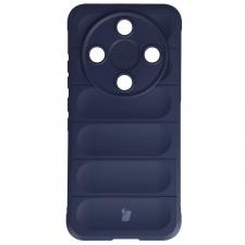 Huse si carcase Honor, Carcasa Bizon Tur compatibila cu Honor Magic 8 Lite, Dark Blue, lerato.ro