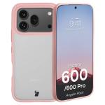 Kit protectie 2 in 1 BizonMobile, Carcasa Bizon Angelo si Folie sticla securizata Bizon Glass Edge, compatibil cu Honor 600 / 600 Pro, Roz 4 - lerato.ro