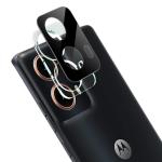 Set 2 folii sticla securizata camera foto Bizon Glass Lens compatibile cu Motorola Moto G85 5G, Negru 5 - lerato.ro