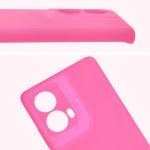 Carcasa Bizon Soft compatibila cu Motorola Moto G85 5G, Roz 6 - lerato.ro