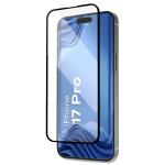 Set 2 folii sticla securizata Bizon Glass Aplikator Edge, Kit montare inclus, compatibile cu iPhone 17 Pro, Negru 4 - lerato.ro