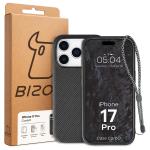 Carcasa Bizon CarbO cu MagSafe si Wrist Strap compatibila cu iPhone 17 Pro, Negru 7 - lerato.ro