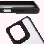 Carcasa Bizon Hybrid Ring compatibila cu Motorola Moto G75 5G, Negru 4 - lerato.ro