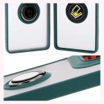 Carcasa Bizon Hybrid Ring compatibila cu Motorola Moto G75 5G, Verde 5 - lerato.ro