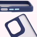 Carcasa Bizon Hybrid Ring compatibila cu Motorola Moto G75 5G, Albastru 4 - lerato.ro