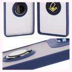 Carcasa Bizon Hybrid Ring compatibila cu Motorola Moto G75 5G, Albastru 5 - lerato.ro
