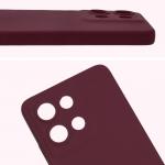 Carcasa Bizon Soft compatibila cu Motorola Moto G75 5G, Dark Purple 6 - lerato.ro