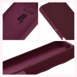 Carcasa Bizon Soft compatibila cu Motorola Moto G75 5G, Dark Purple 7 - lerato.ro