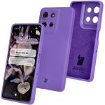 Carcasa Bizon Soft compatibila cu Motorola Moto G75 5G, Mov 3 - lerato.ro