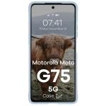 Carcasa Bizon Tur compatibila cu Motorola Moto G75 5G, Light Blue 6 - lerato.ro