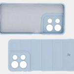 Carcasa Bizon Tur compatibila cu Motorola Moto G75 5G, Light Blue 7 - lerato.ro