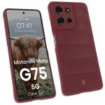 Carcasa Bizon Tur compatibila cu Motorola Moto G75 5G, Dark Purple 3 - lerato.ro