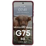 Carcasa Bizon Tur compatibila cu Motorola Moto G75 5G, Dark Purple 6 - lerato.ro