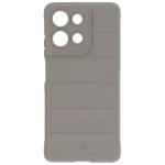 Carcasa Bizon Tur compatibila cu Motorola Moto G75 5G, Light Grey 2 - lerato.ro
