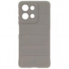 Carcasa Bizon Tur compatibila cu Motorola Moto G75 5G, Light Grey