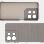 Carcasa Bizon Tur compatibila cu Motorola Moto G75 5G, Light Grey 7 - lerato.ro