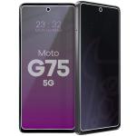 Folie sticla hibrid Bizon Glass Mule Shadow Privacy compatibila cu Motorola Moto G75 5G, Negru 4 - lerato.ro
