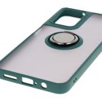 Carcasa Bizon Hybrid Ring compatibila cu Motorola Moto G35 5G, Verde 6 - lerato.ro