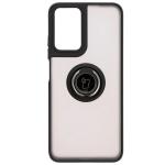 Carcasa Bizon Hybrid Ring compatibila cu Motorola Moto G35 5G, Negru 2 - lerato.ro