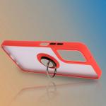 Carcasa Bizon Hybrid Ring compatibila cu Motorola Moto G35 5G, Rosu 7 - lerato.ro