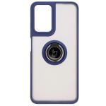 Carcasa Bizon Hybrid Ring compatibila cu Motorola Moto G35 5G, Albastru 2 - lerato.ro