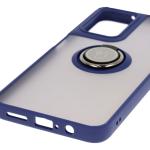 Carcasa Bizon Hybrid Ring compatibila cu Motorola Moto G35 5G, Albastru 6 - lerato.ro