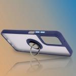 Carcasa Bizon Hybrid Ring compatibila cu Motorola Moto G35 5G, Albastru 7 - lerato.ro