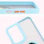Carcasa Bizon Hybrid Ring compatibila cu Motorola Moto G35 5G, Light Blue 4 - lerato.ro