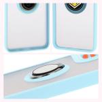 Carcasa Bizon Hybrid Ring compatibila cu Motorola Moto G35 5G, Light Blue 5 - lerato.ro