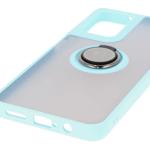 Carcasa Bizon Hybrid Ring compatibila cu Motorola Moto G35 5G, Light Blue 6 - lerato.ro