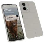 Carcasa Bizon Tur compatibila cu Motorola Moto G35 5G, Light Grey 3 - lerato.ro