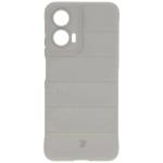 Carcasa Bizon Tur compatibila cu Motorola Moto G35 5G, Light Grey 2 - lerato.ro