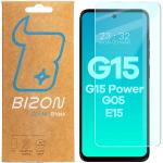 Folie sticla securizata Bizon Glass Clear 2 compatibile cu Motorola Moto G15 / G15 Power / G05 / E15 / G56 5G, Transparent 2 - lerato.ro