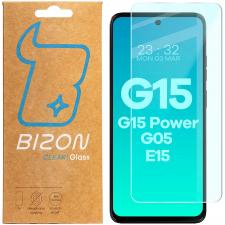 Folie sticla securizata Bizon Glass Clear 2 compatibile cu Motorola Moto G15 / G15 Power / G05 / E15 / G56 5G, Transparent