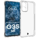 Kit protectie 3 in 1 BizonMobile Clear Pack, Carcasa Bizon Salpa si 2 folii Bizon Glass Hydrogel, compatibil cu Motorola Moto G35 5G, Transparent 4 - lerato.ro