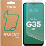 Folie protectie Bizon Glass Hydrogel compatibila cu Motorola Moto G35, Transparent 2 - lerato.ro