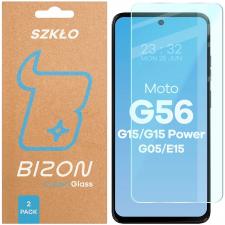 Set 2 folii sticla securizata Bizon Glass Clear Duo compatibile cu Motorola Moto G15 / G15 Power / G05 / E15 / G56 5G, Transparent