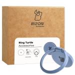 Suport universal pentru telefon Bizon Ring Turtle, Albastru 7 - lerato.ro