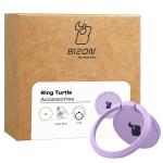Suport universal pentru telefon Bizon Ring Turtle, Light Purple 7 - lerato.ro