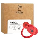 Suport universal pentru telefon Bizon Ring Turtle, Rosu 7 - lerato.ro