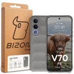 Carcasa Bizon Tur compatibila cu Vivo V70 FE, Light Grey 9 - lerato.ro