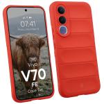 Carcasa Bizon Tur compatibila cu Vivo V70 FE, Rosu 3 - lerato.ro