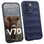 Carcasa Bizon Tur compatibila cu Vivo V70, Dark Blue 3 - lerato.ro