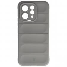 Huse si carcase Vivo V70, Carcasa Bizon Tur compatibila cu Vivo V70, Light Grey, lerato.ro