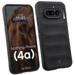 Kit protectie 2 in 1 BizonMobile, Carcasa Bizon Tur si Folie sticla securizata Bizon Glass Edge, compatibil cu Nothing Phone (4a), Negru 4 - lerato.ro