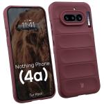 Kit protectie 2 in 1 BizonMobile, Carcasa Bizon Tur si Folie sticla securizata Bizon Glass Edge, compatibil cu Nothing Phone (4a), Dark Purple 4 - lerato.ro